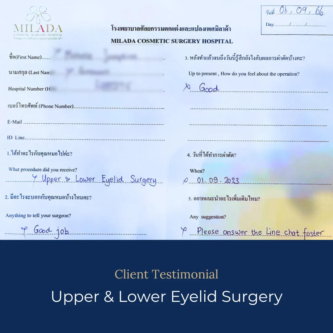 Client Testimonial, Facial Feminization Surgery Thailand 